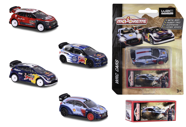 Majorette 212084012 - WRC Cars, Volkswagen Polo R WRC, S. Ogler